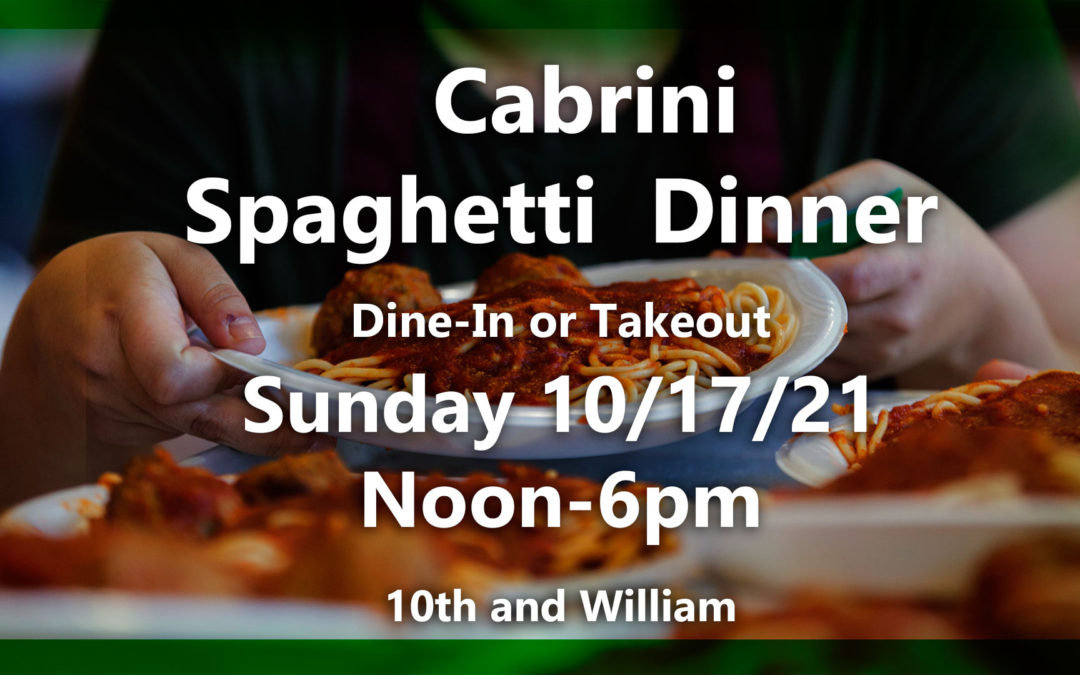 Spaghetti Dinner 10.17.21