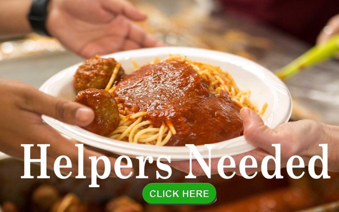 Spaghetti Dinner Help